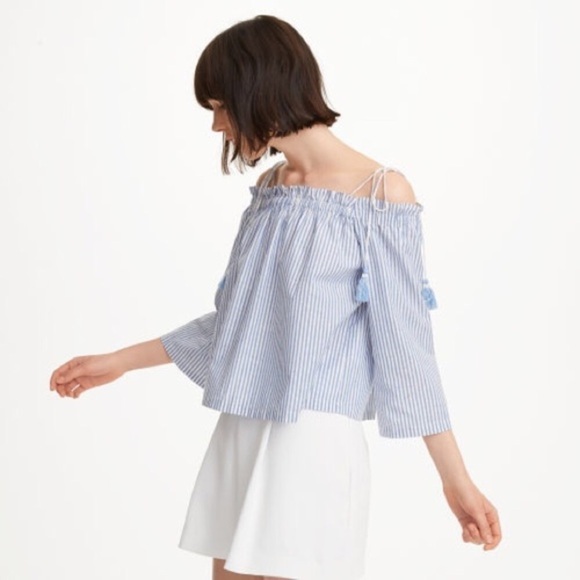 Club Monaco Janou off shoulder top NWOT - Picture 1 of 6